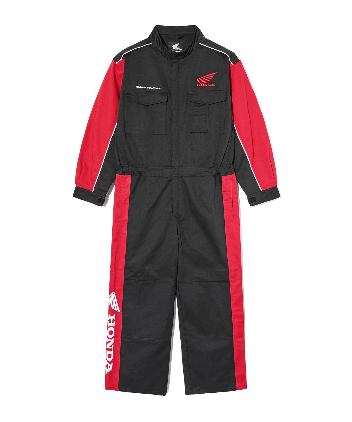핍스 모터사이클(PHYPS MOTORCYCLE) Motorcycle Long sleeve Overall Red