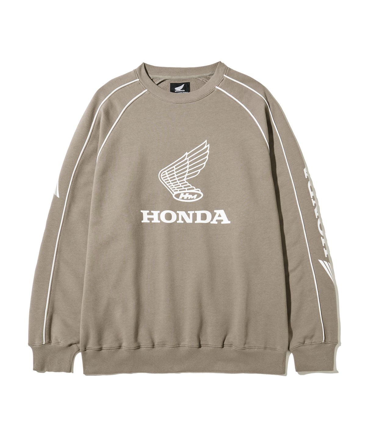 핍스 모터사이클(PHYPS MOTORCYCLE) Classic Wing Logo Sweat Shirt Brown