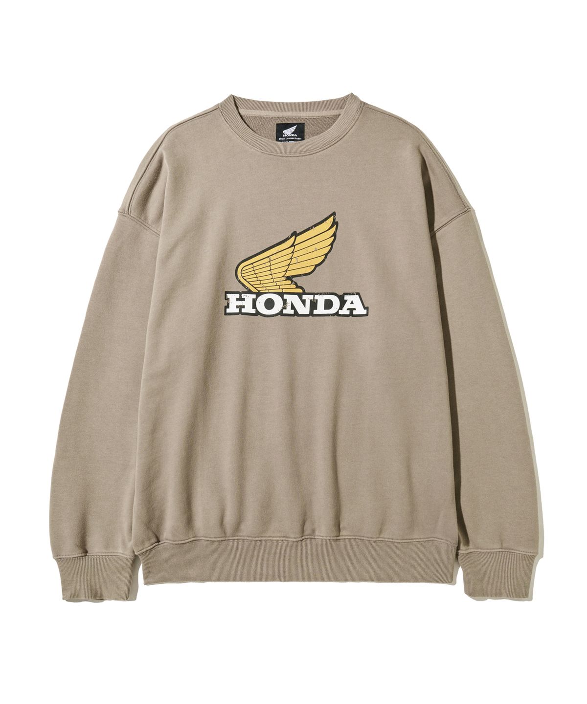 핍스 모터사이클(PHYPS MOTORCYCLE) Vintage Logo Sweat Shirt Brown