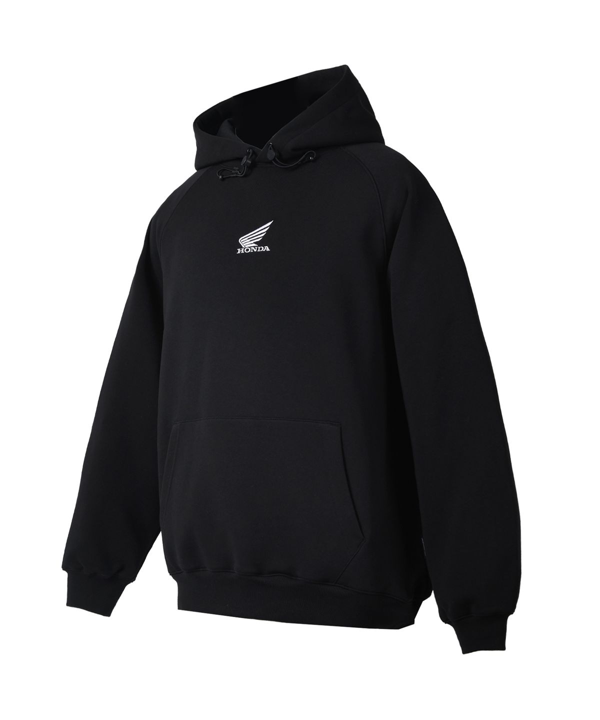 핍스 모터사이클(PHYPS MOTORCYCLE) H-Tech Wing Logo String Hoodie Black