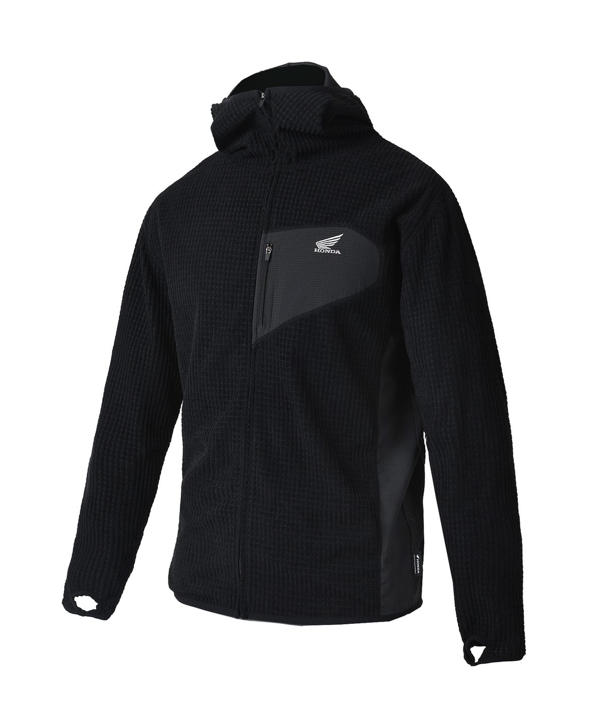 핍스 모터사이클(PHYPS MOTORCYCLE) H-Tech Grid Fleece Ventilation Hoodie Zip-Up