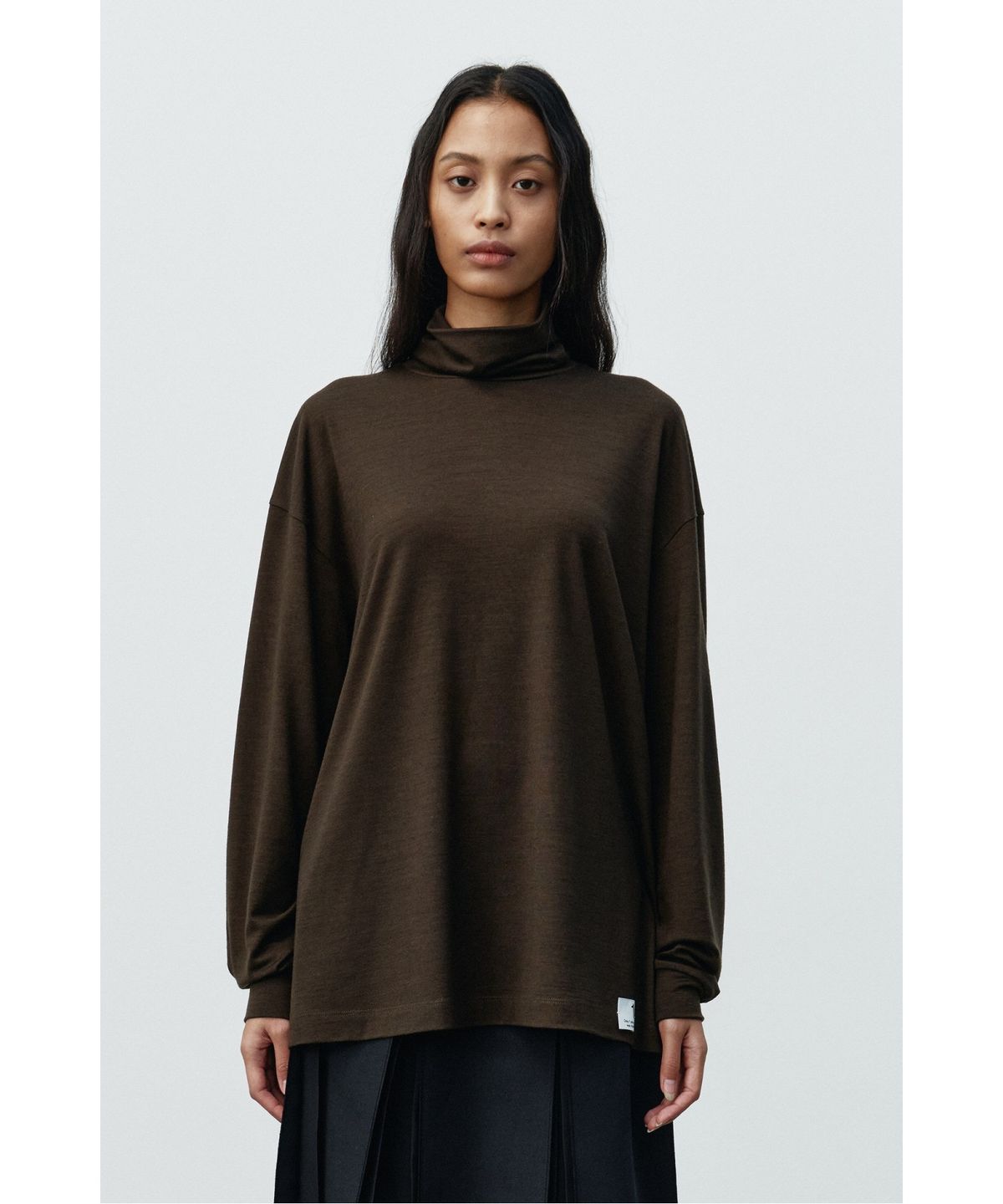 래코드(RECODE) Basic Wool Jersey Top RKTAA25607KHX