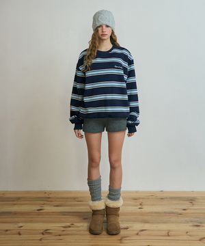 Elo wool knit shorts - Gray