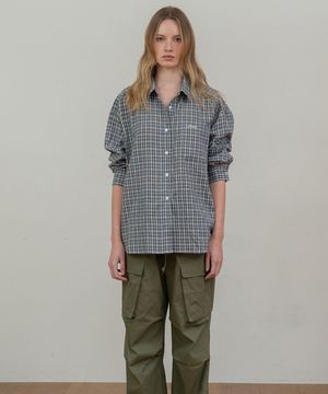 Breeze check shirt - Navy