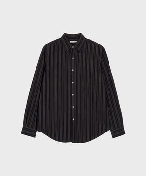 BOLD STRIPE SHIRT BLACK