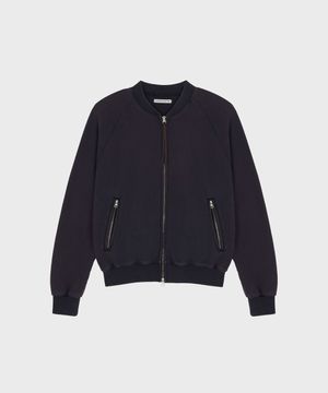 SWEAT STADIUM JACKET OXBLOOD NAVY