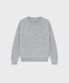 ANGORA PULLOVER KNIT LIGHT GRAY