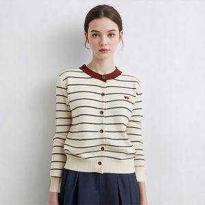 투하트자수스트라이프가디건_I5C-CCA045
