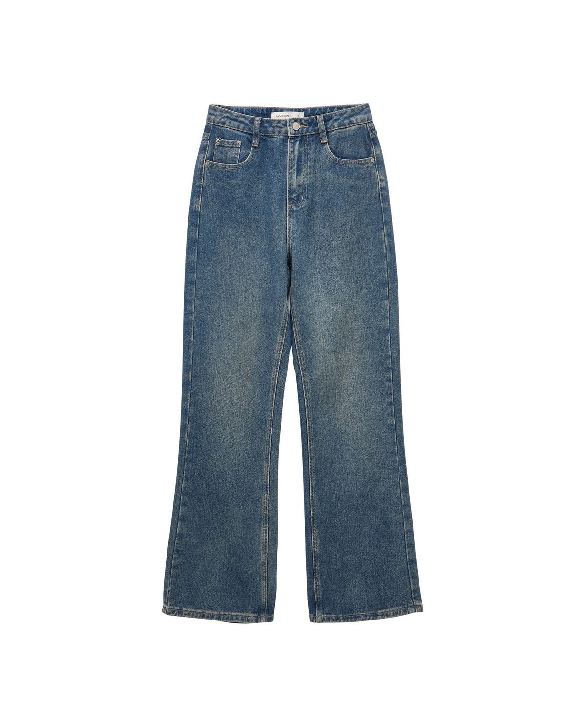 판도라핏(PANDORAFIT) [BOOTSCUT] Non-Stretch Bootcut Denim (blue)