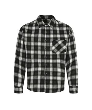 [0069] 디스트로이드 체크 셔츠 - 블랙