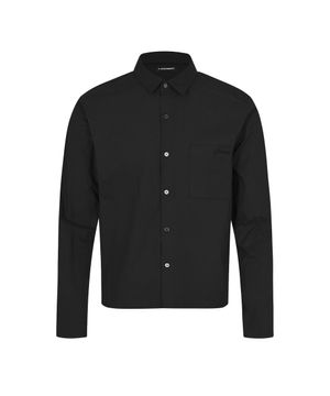 [0070] 버튼 슬림 셔츠 - 블랙