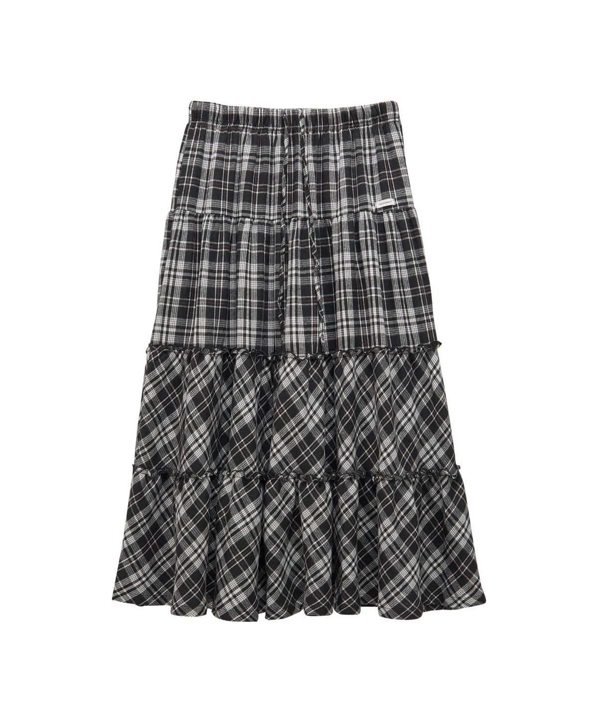판도라핏(PANDORAFIT) Lelly Check Cancan Skirt (black)