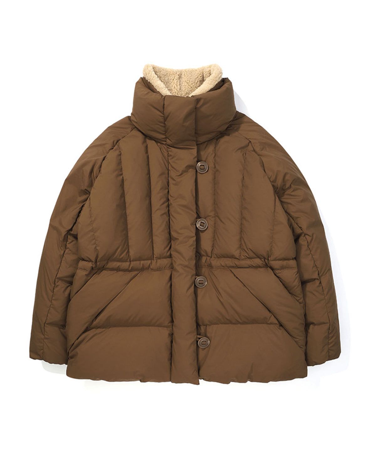 MUSINSA公式 | KODAK ブラウニーミドルダウンジャケット レディース BROWN