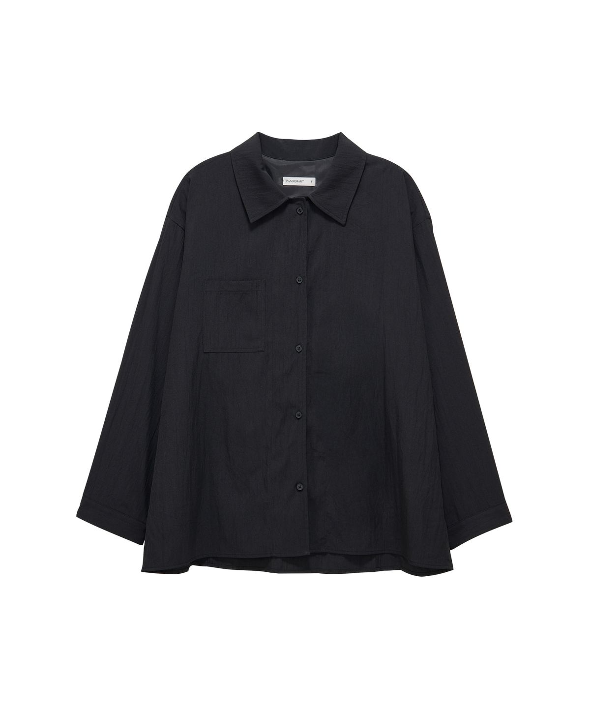 판도라핏(PANDORAFIT) Relaxed Button Shirt (black)