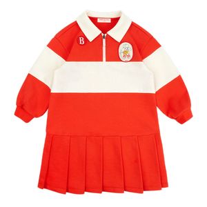 [적립금 10%] [키즈]제니 컬러 블럭 카라 원피스_BP53OD403