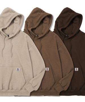 에센셜 브라운톤 스웨트 오버 후디 3colors