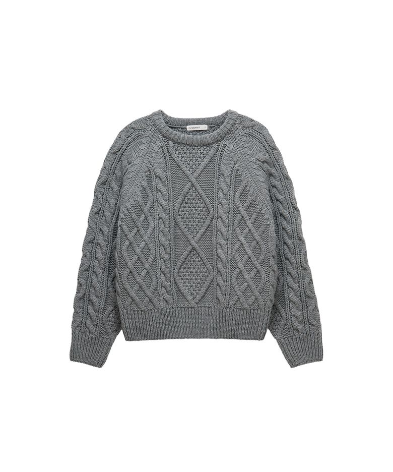 Matinee Twist Knit (charcoal)