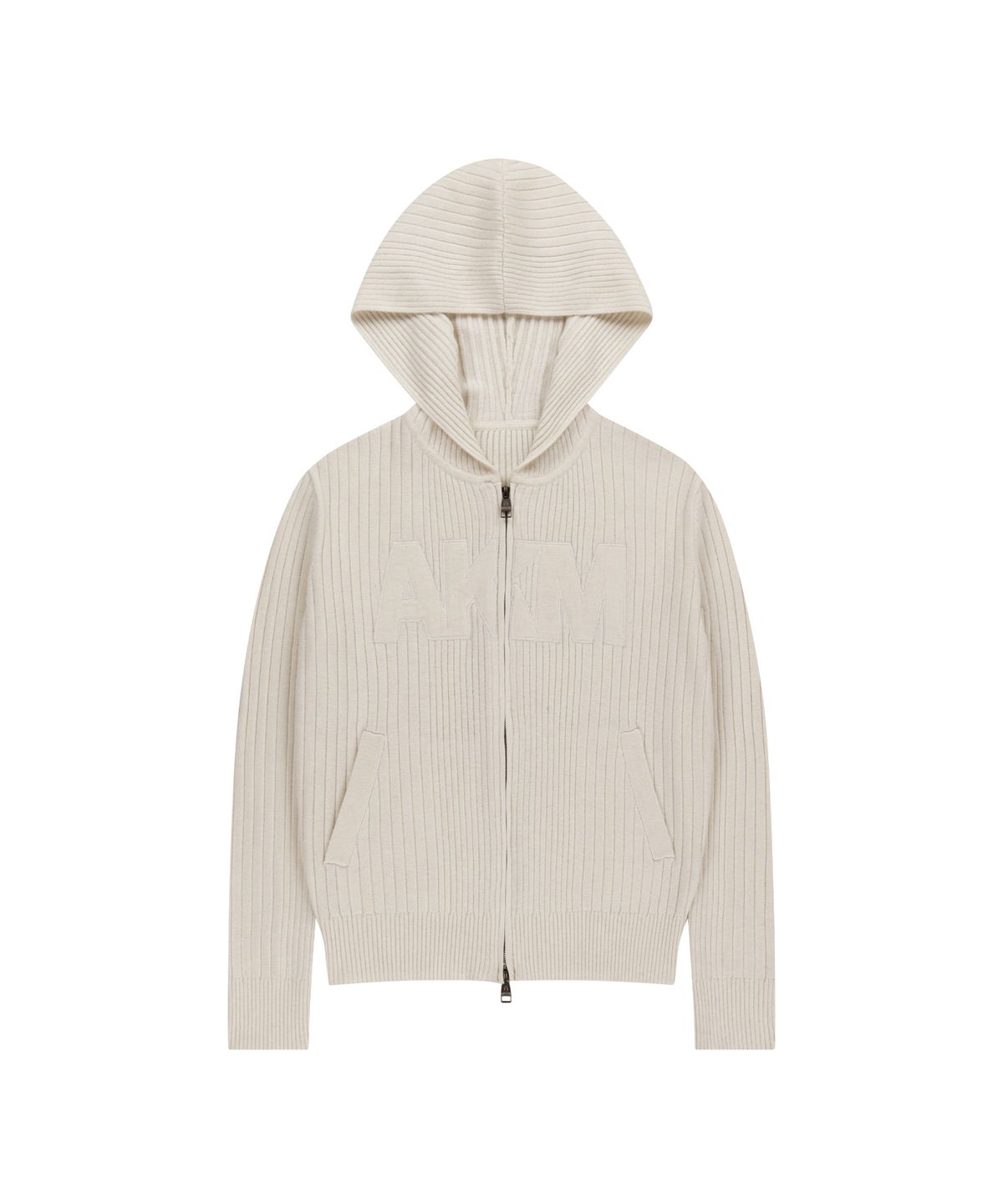 아캄(AAKAM) AKM Knit Zip-Up Hoodie (Ivory)