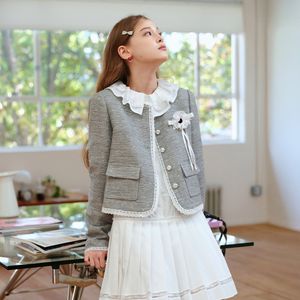 Cest_Elegance lace tweed jacket