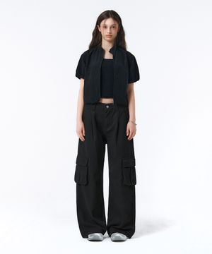 BTB :  THE CLASSIC CARGO JEANS [DEEP BLACK]