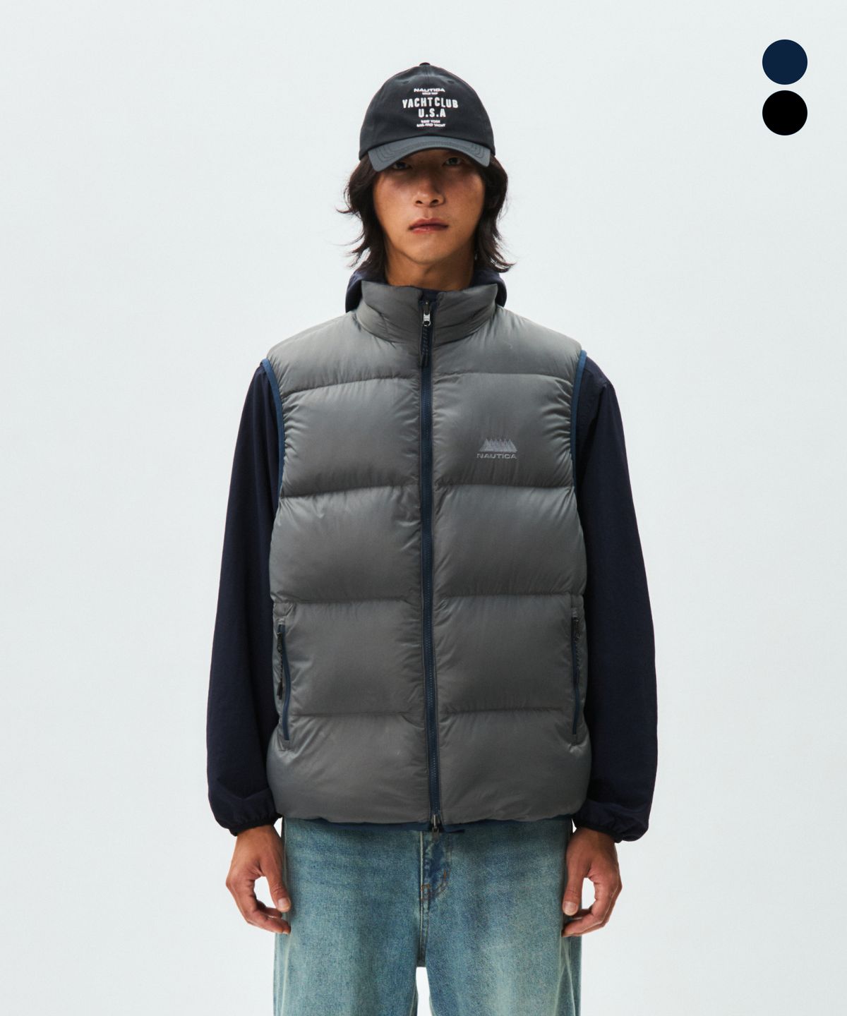 노티카(NAUTICA) 83플래그 리버시블 요트 다운 베스트 NDW1105
