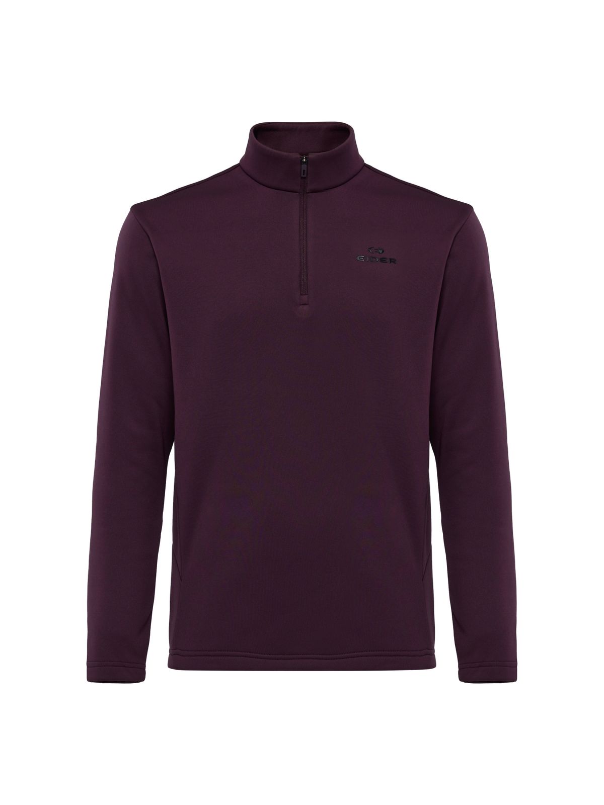 아이더(EIDER) POWER STRETCH (파워 스트레치) 남성 긴팔 짚업 티셔츠_Plum