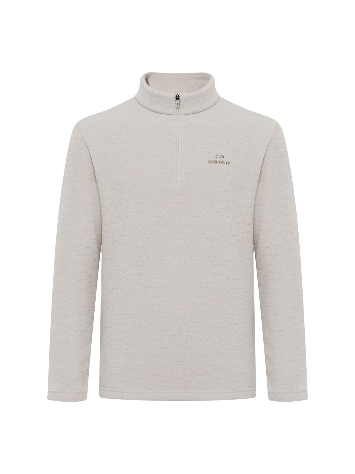아이더(EIDER) JACQUARD W (자카드 W) 남성 변형 조직 짚업 티셔츠_Grayish BEIGE