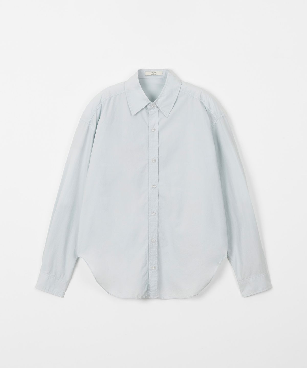 디앤드퀘스천(THEENDQUESTION) Cotton bio shirt / LIGHT BLUE