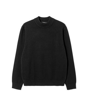 남성 모크넥 스웨터 (BLACK) (HBALK90)