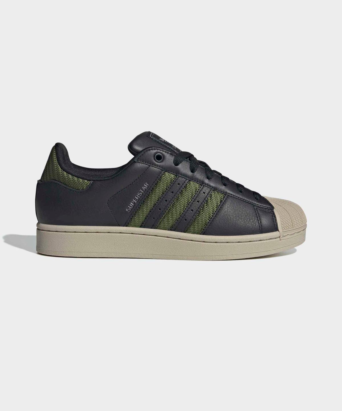 아디다스(ADIDAS) 슈퍼스타 II - 블랙:테크올리브 / JQ3182