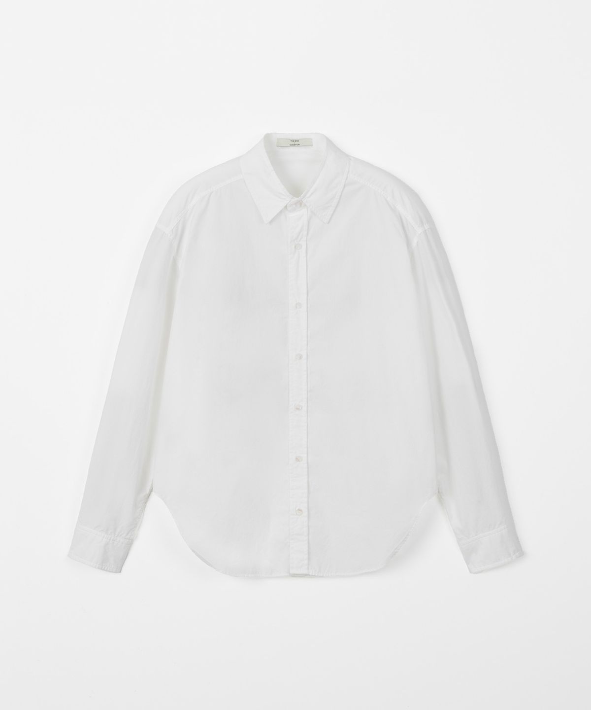 디앤드퀘스천(THEENDQUESTION) Cotton bio shirt / WHITE