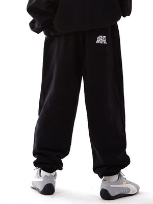 D39 웨이브 조거팬츠 (블랙)