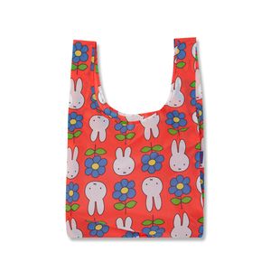 휴대용 장바구니 접이식 시장가방 Flower Miffy