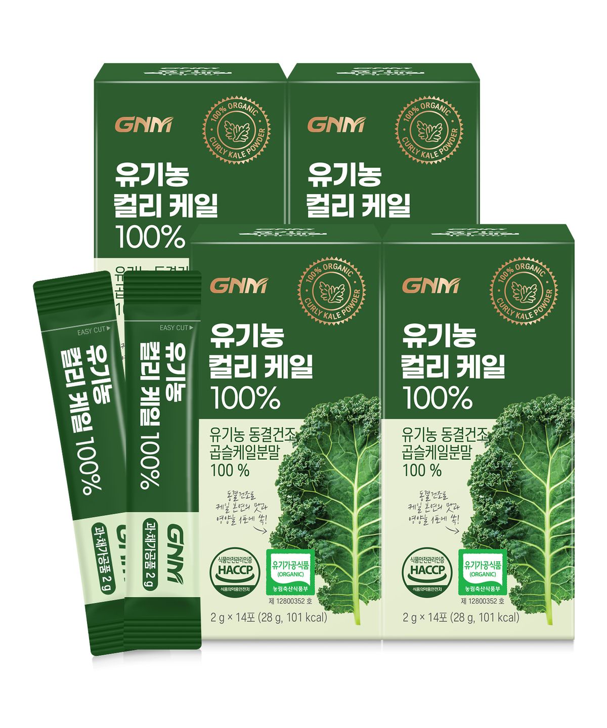 GNM자연의품격(GNMLIFE) GNM 유기농 동결건조 컬리 케일 100% 4박스/ 곱슬케일 분말
