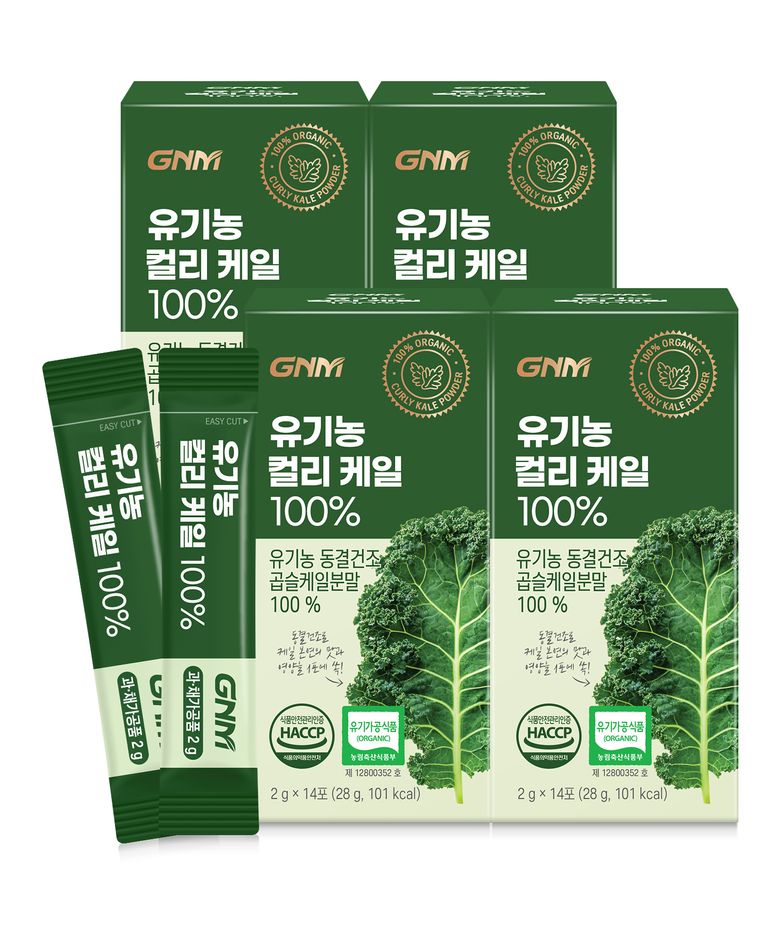 GNM 동결건조 컬리 케일 100% 4박스/ 곱슬케일 분말