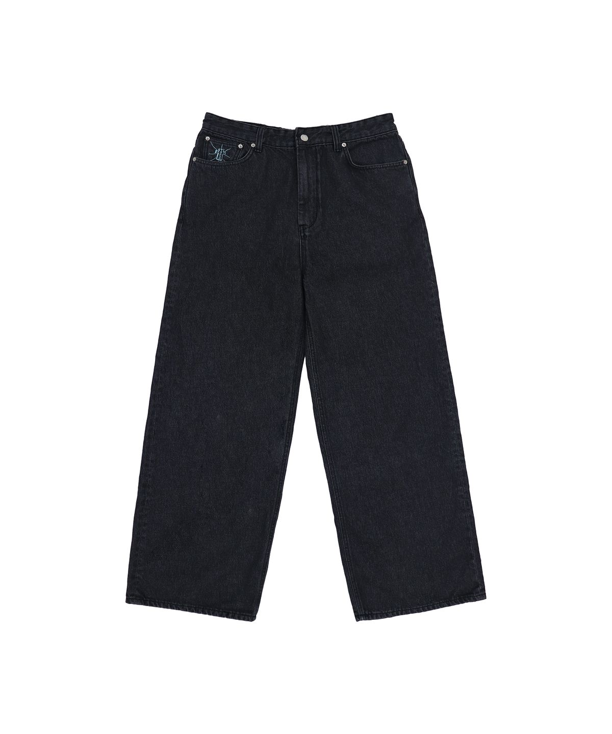1011갤러리(1011 GALLERY) Gallery Denim Skate Pants  - Washed Black