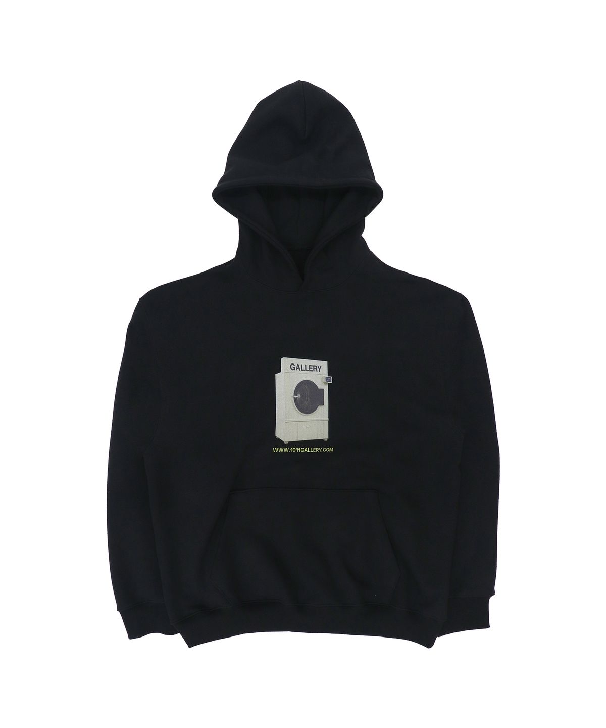 1011갤러리(1011 GALLERY) Gallery Washing Machine Hoodie - Black