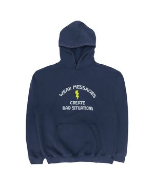 Weak Messages Hoodie - Navy