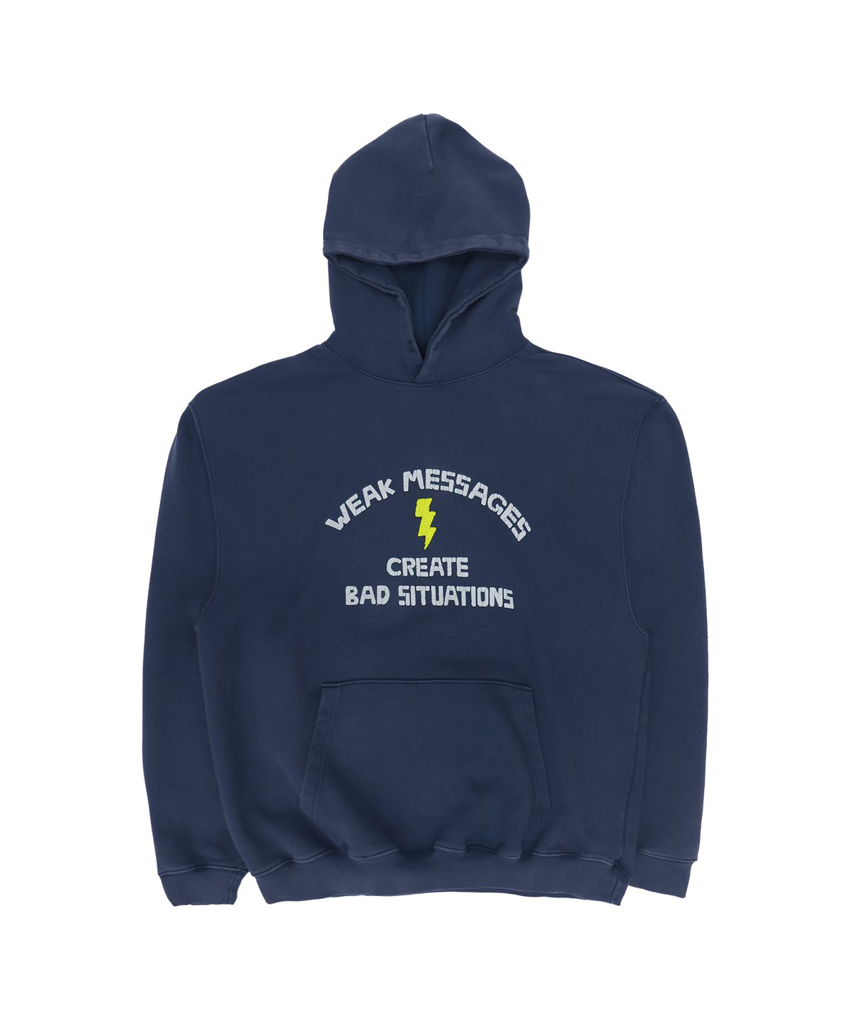 1011갤러리(1011 GALLERY) Weak Messages Hoodie - Navy