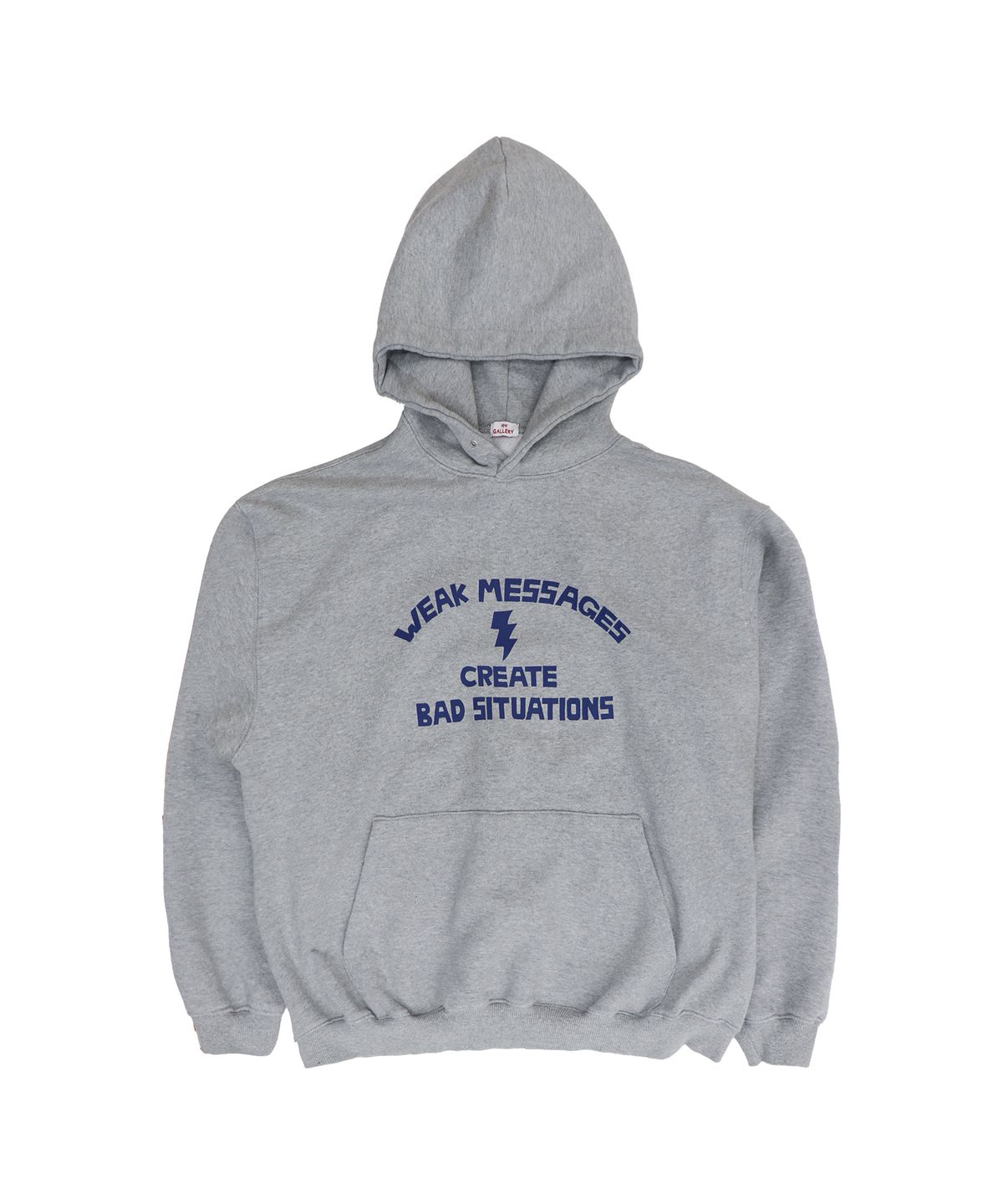 1011갤러리(1011 GALLERY) Weak Messages Hoodie - Gray
