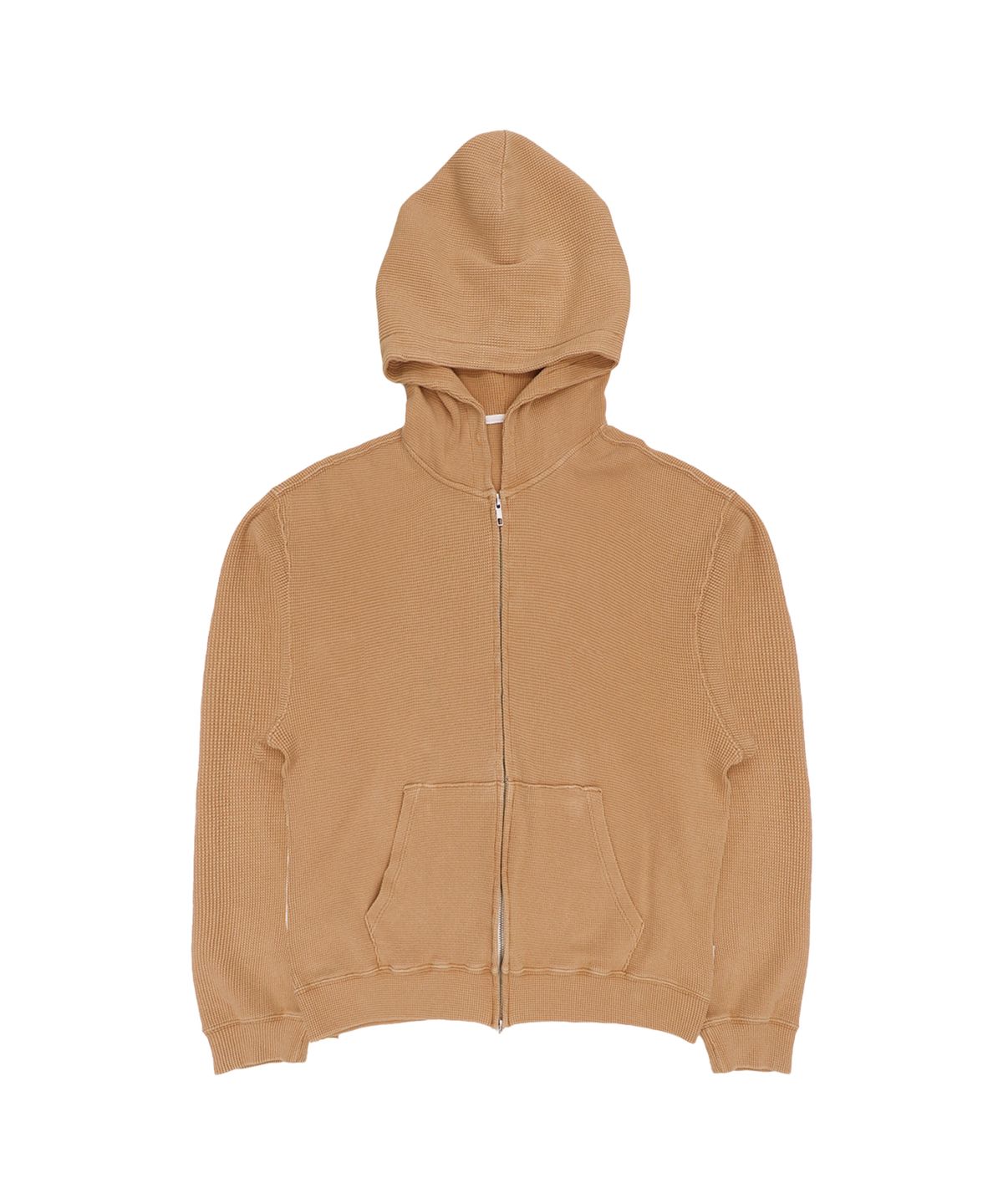 1011갤러리(1011 GALLERY) Gallery Waffle Hoodie Zip-Up - Ash Orange
