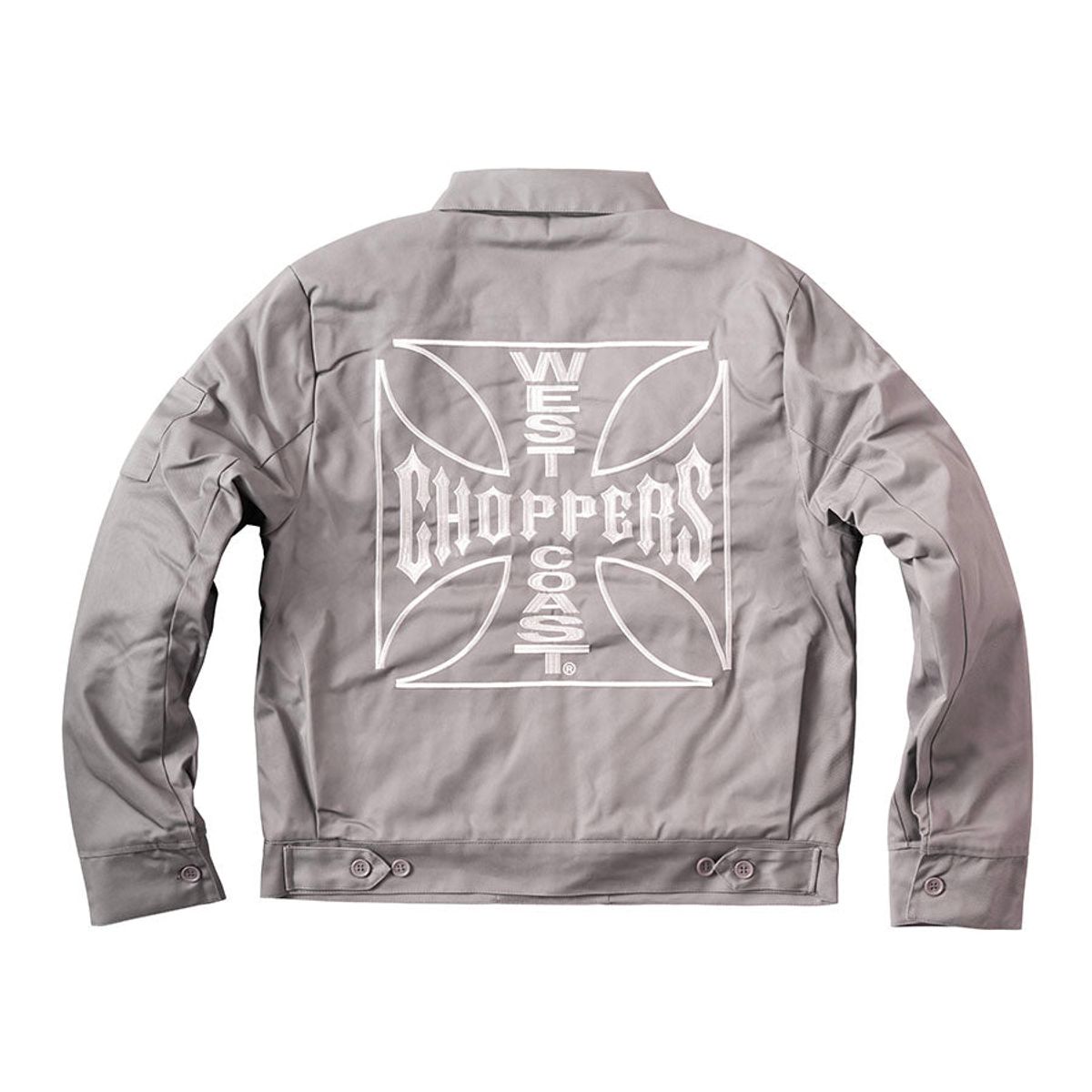 웨스트코스트챠퍼스(WEST COAST CHOPPERS) WCC OG LINED WORKJACKET - SILVER GREY