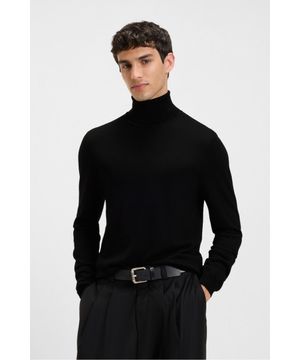 메리노 울 터틀넥 니트 스웨터 레귤러핏 50474174_001