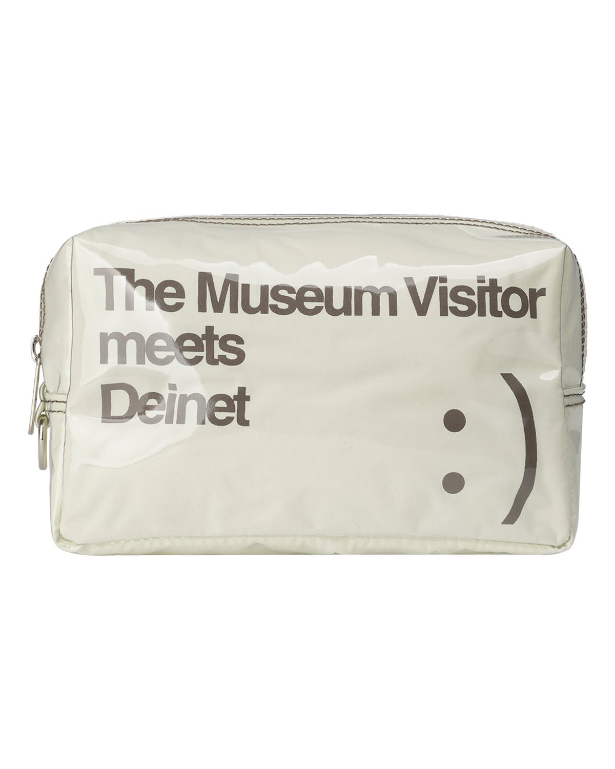 더뮤지엄비지터(THEMUSEUMVISITOR) TMV X DEINET PVC POUCH (WHITE)