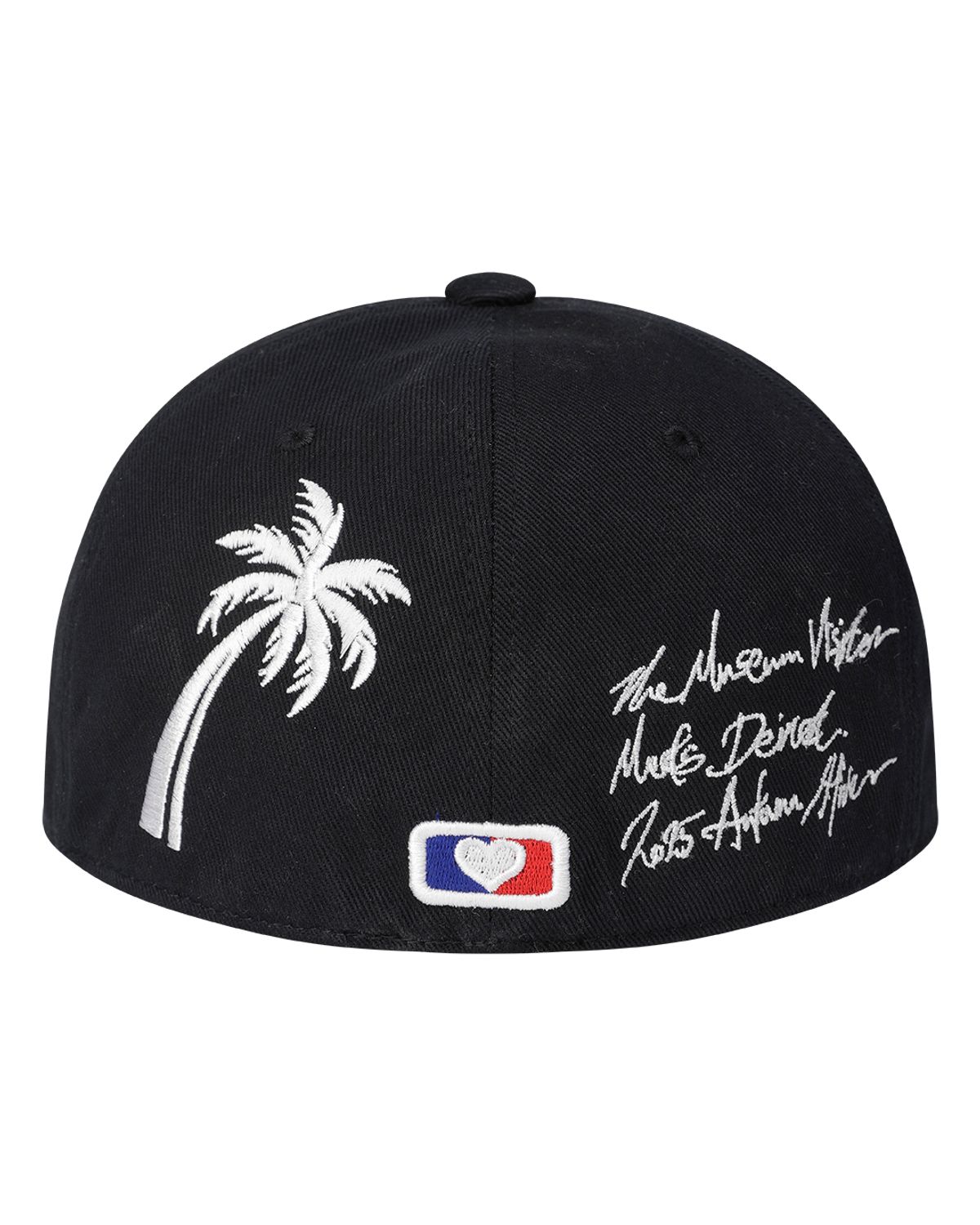 더뮤지엄비지터(THEMUSEUMVISITOR) TMV X DEINET PALM TREE EMBROIDERY CAP (NAVY)