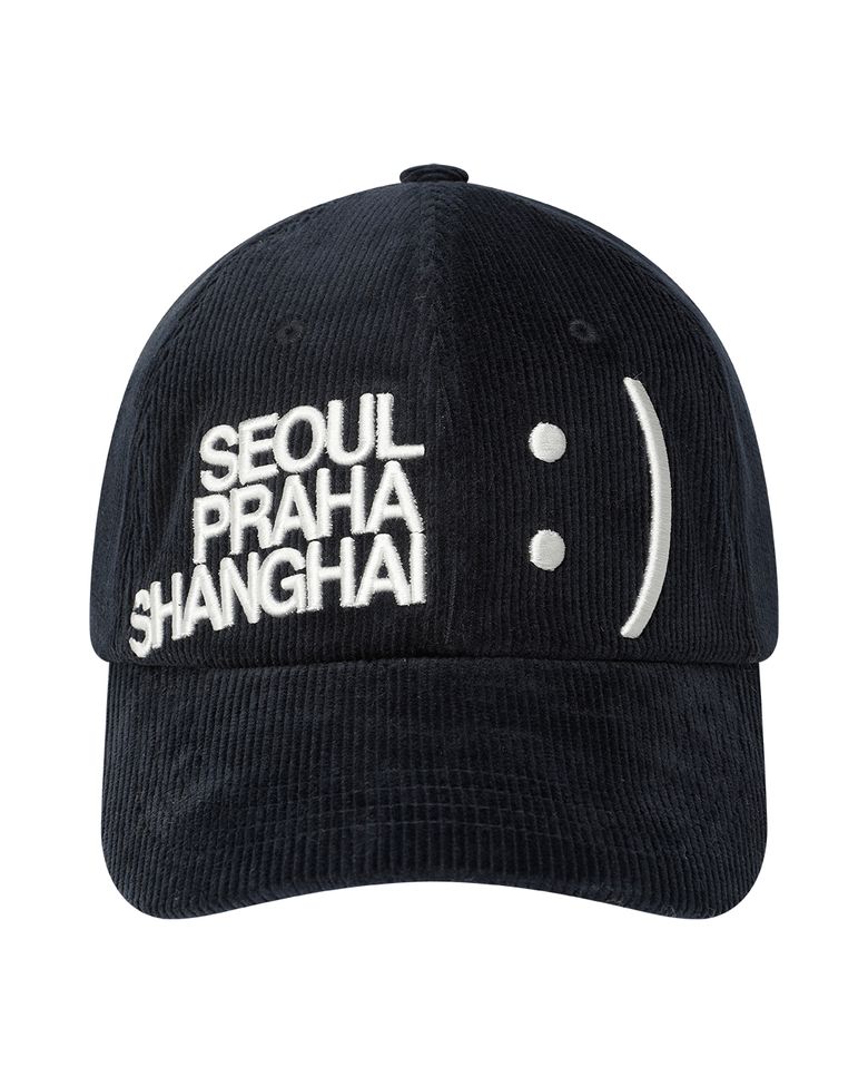 TMV X DEINET SMILE LOGO BALLCAP (NAVY)