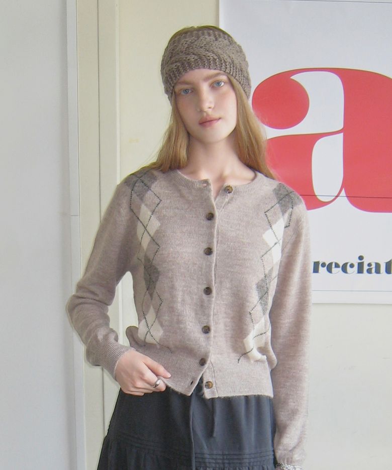 Argyle Cardigan / WHCKG4924F