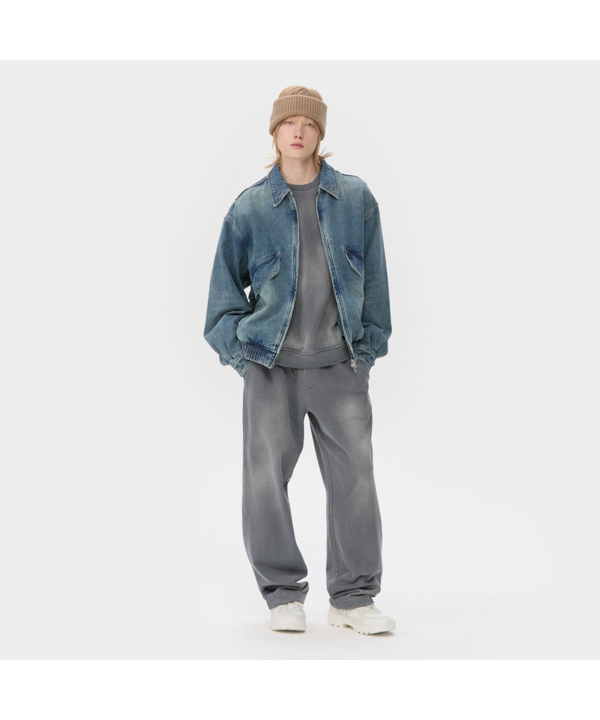 커스텀멜로우(CUSTOMELLOW) Blue Denim Detroit Jacket CWUAA25512BUX