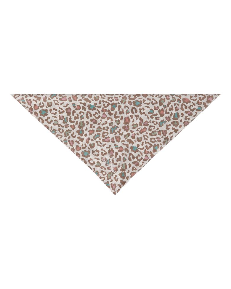 TMV X DEINET LEOPARD PRINTED SCARF (BEIGE)