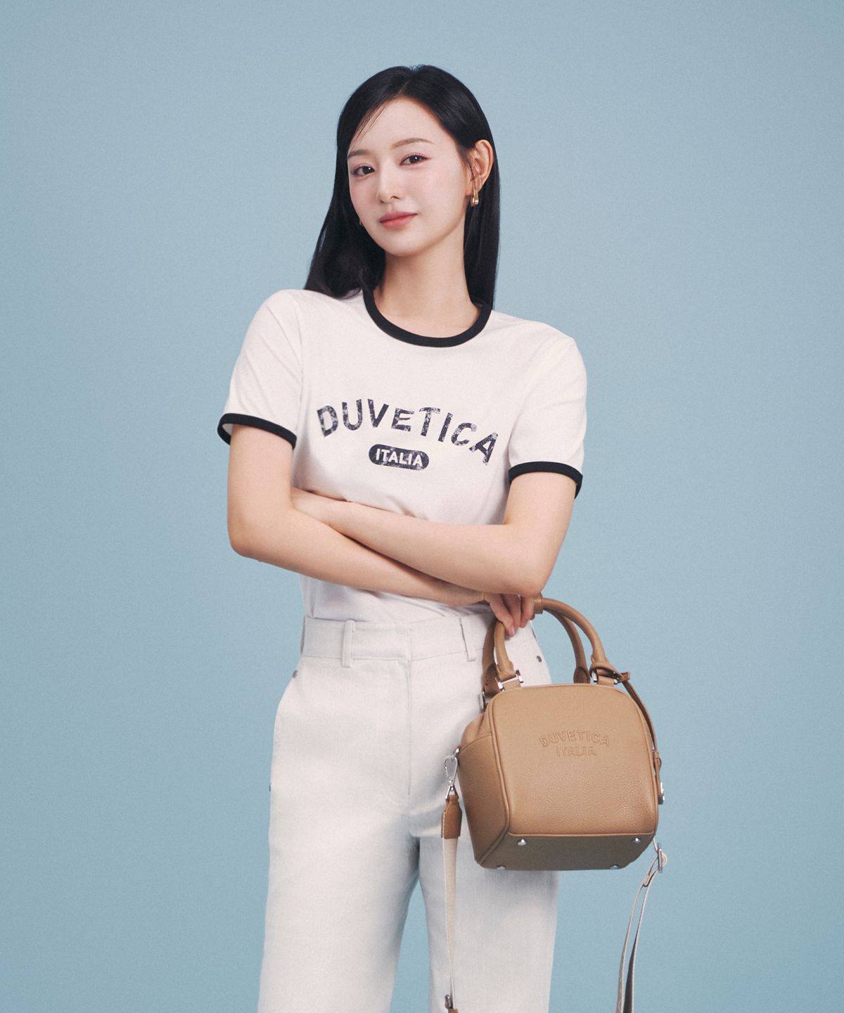 듀베티카(DUVETICA) 토리아나(다크 브라운)(여성 토드백)